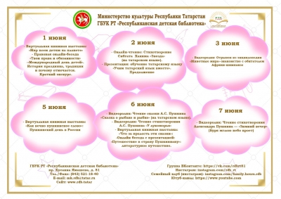 Недельный план.